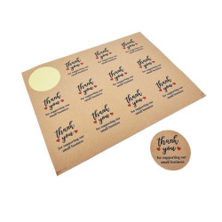 12 sacchetti SOS in carta kraft viola 13x8x24 cm