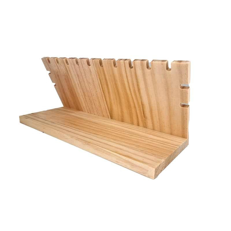Petit présentoir bijoux pour chaînes en bois de pin
