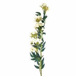 Ramo artificiale di fiori di ortensia - bianco