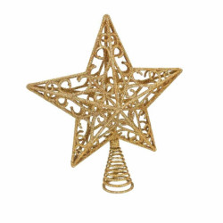 Stella dorata per albero di Natale
