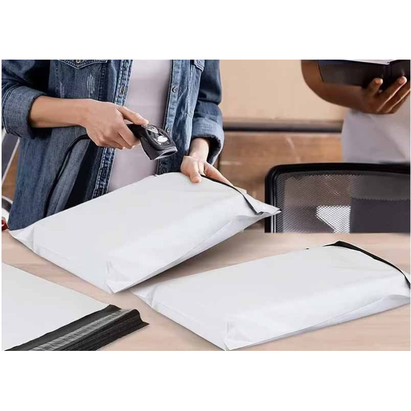 Pochette d'expédition en plastique opaque inviolable 25x35cm