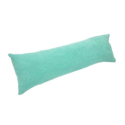 Cuscino da esposizione lungo "Riviera" – Similpelle verde laguna (7 x 24 cm)