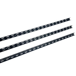 Rack in acciaio L: 1,6 x P: 1 x L: 120 cm - Nero opaco