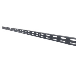 Rack in acciaio L: 1,6 x P: 1 x L: 120 cm - Nero opaco