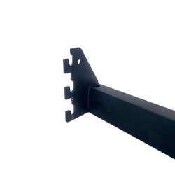 Asta di carico lunga in acciaio 100 cm - Nero opaco