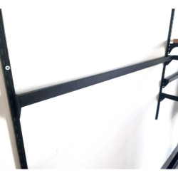 Asta di carico lunga in acciaio 100 cm - Nero opaco
