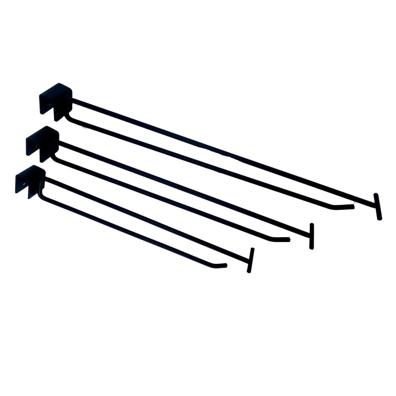 Broche en acier pour barre de charge 30cm - Noir mat