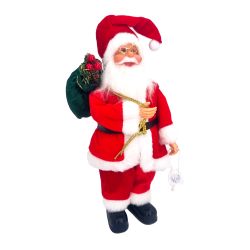 Babbo Natale decorativo vintage con il suo sacco
