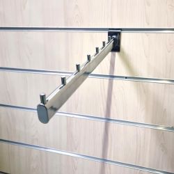 Perno inclinato in metallo con terminali di separazione 40 cm - Cromato