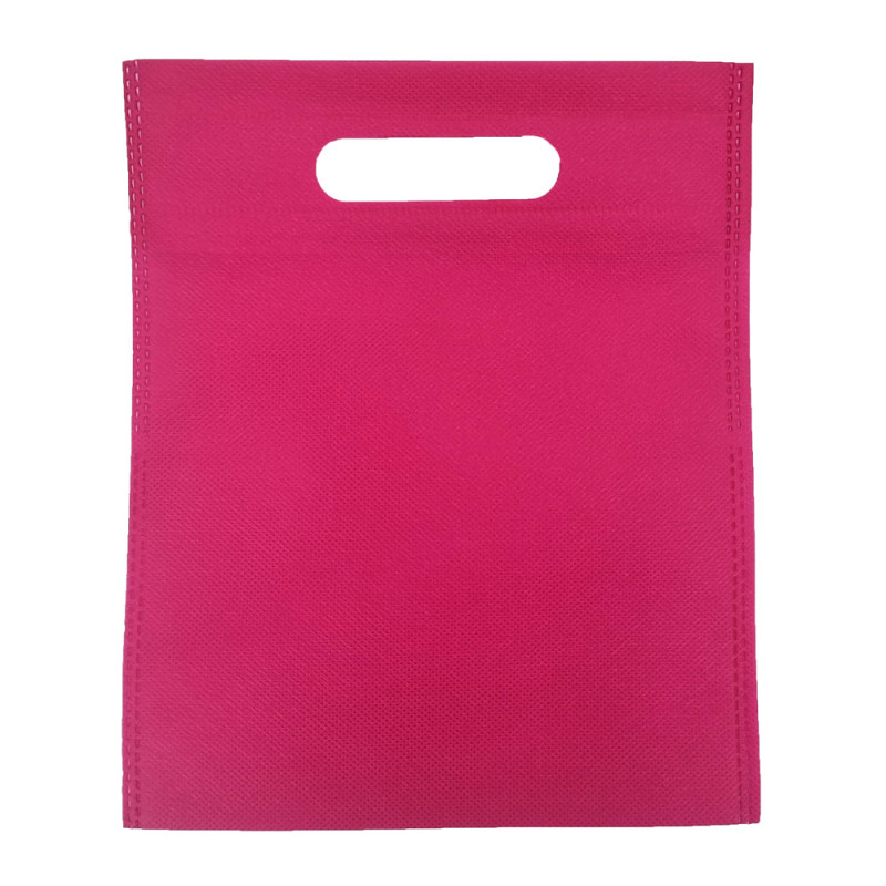 120 sacchetti in tessuto non tessuto rosa scuro 35x44 cm