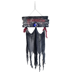 Cartello horror per decorazioni di Halloween da parete