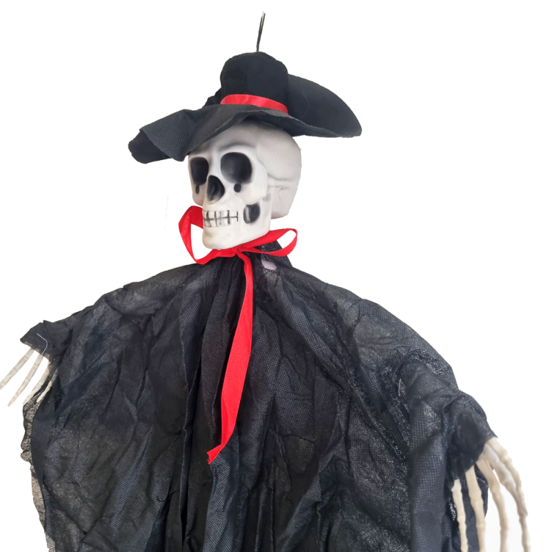 Scheletro maschile di Halloween, scheletro spaventoso da appendere