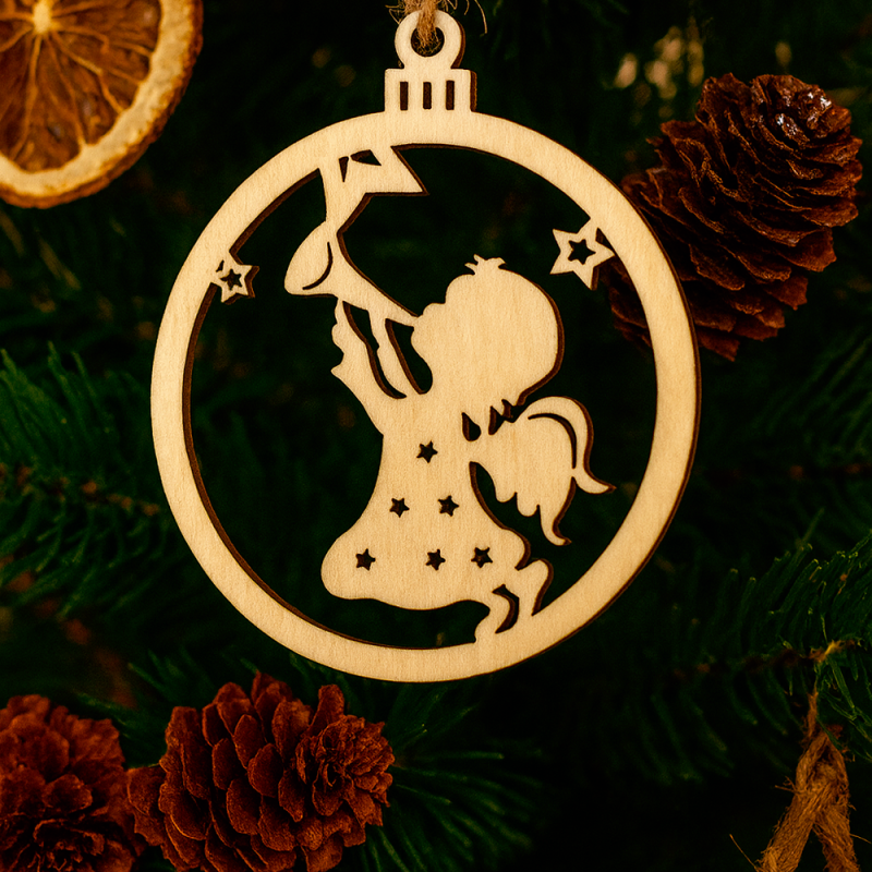 Set di 16 decorazioni natalizie da appendere a forma di palline di Natale