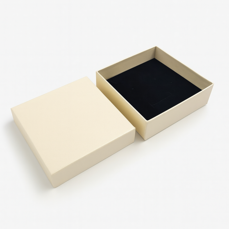 Set di 120 astucci per parure 9x9 cm - avorio