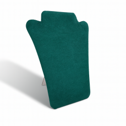 Set di 10 manichini pieghevoli in similpelle verde smeraldo