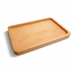 Vassoio da esposizione in legno di faggio 25x17 cm