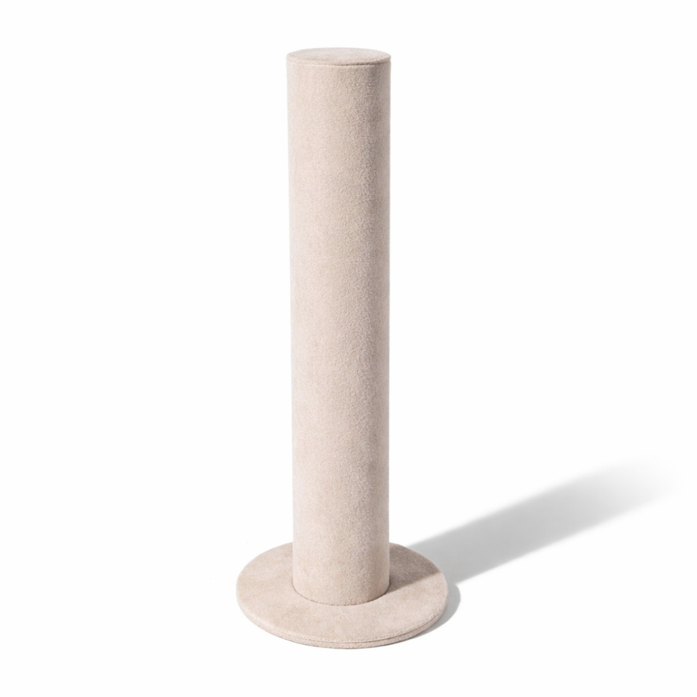 Portabraccialetti verticale in similpelle beige crema