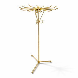 Grande giostra portagioielli in metallo dorato 37 cm