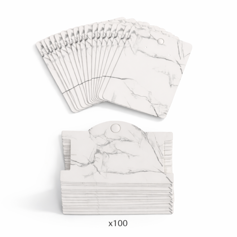 Pacchetto negozio Total Look marmo grigio - Supporti, scatole e sacchetti