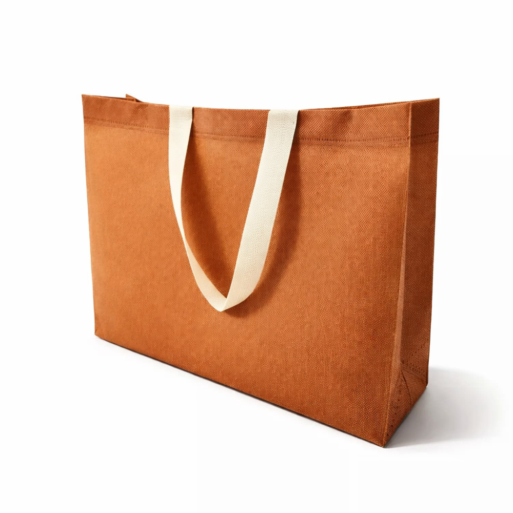 12 borse riutilizzabili in TNT 40x35x10 cm - Rame