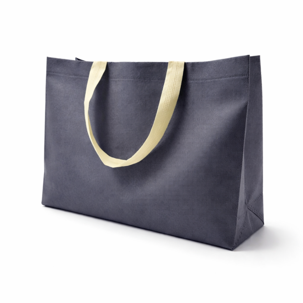 12 grandi borse riutilizzabili in TNT 45x35x10 cm - Grigio antracite