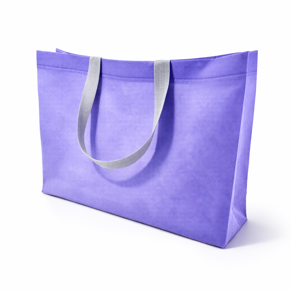 12 grandi borse riutilizzabili in TNT 45x35x10 cm - Lavanda