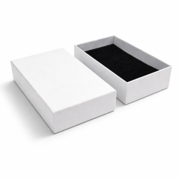 24 piccoli cofanetti per gioielli 5x8 cm - bianco