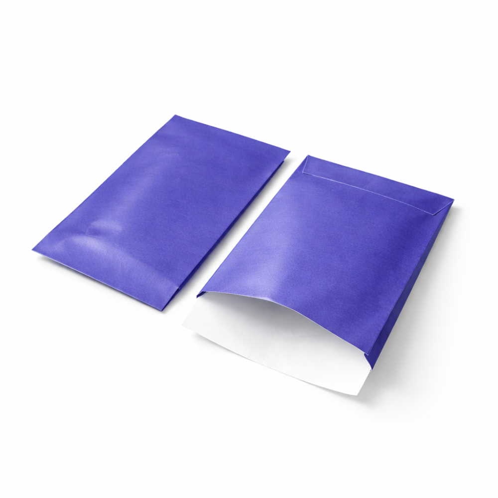 100 bustine regalo in carta patinata 7x13 cm - blu notte