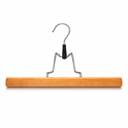 6 grucce in legno per pantaloni o gonne 30 cm