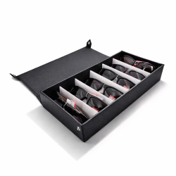 Piccola custodia per occhiali a 6 scomparti 16,5x36x6 cm