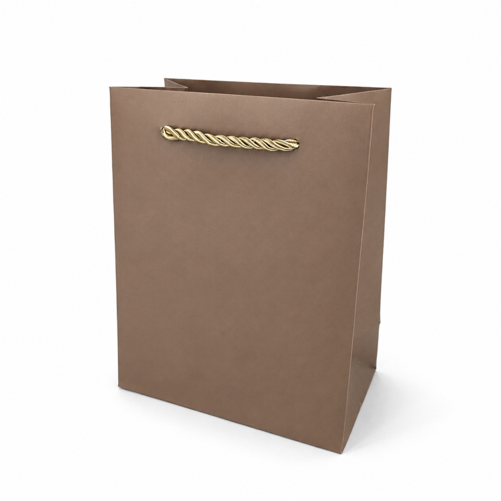 12 borse regalo XL Moka - 31x12x42 cm