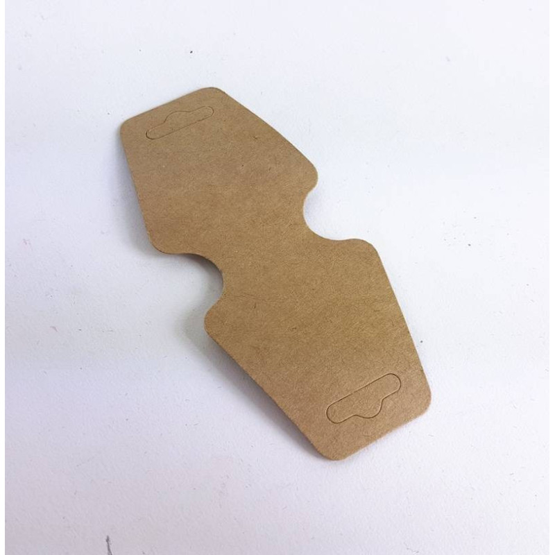 200 supports bijoux en cartons à suspendre 4.5x10cm - 6356
