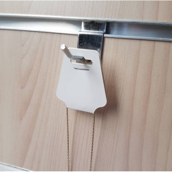 200 supporti per gioielli in cartoncino bianco da appendere 4,5x10 cm - 6888