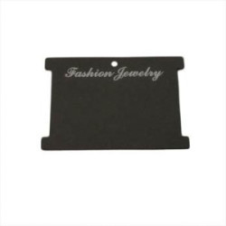 Supporti in cartone nero per elastici per capelli - 2600