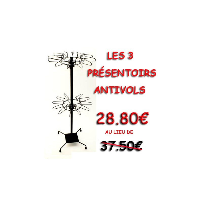 3 Présentoirs antivols - 2615x3  