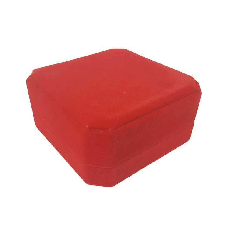 1 écrin en velours rouge uni pour bracelet - 10184